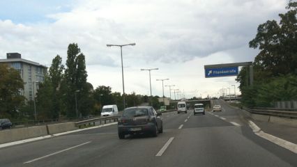 Stadtautobahn Ausfahrt Filandastraß